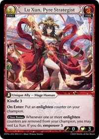 Lu Xun, Pyre Strategist - Abyssal Heaven - Grand Archive TCG card