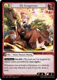 Sly Songstress - Abyssal Heaven - Grand Archive TCG card