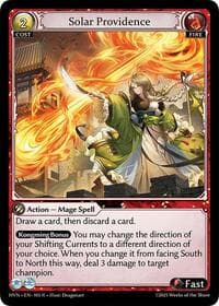 Solar Providence - Abyssal Heaven - Grand Archive TCG card