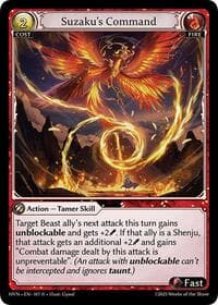 Suzaku's Command - Abyssal Heaven - Grand Archive TCG card