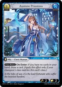 Austere Priestess - Abyssal Heaven - Grand Archive TCG card