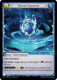 Fluvial Fatestone // Mocking Otter - Abyssal Heaven - Grand Archive TCG card