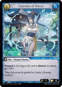 Outrider of Waves - Abyssal Heaven - Grand Archive TCG card