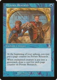 Private Research - Urza's Destiny - Magic: The Gathering card