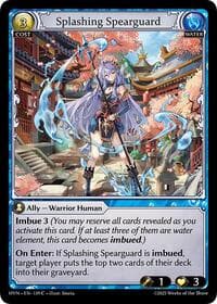 Splashing Spearguard - Abyssal Heaven - Grand Archive TCG card