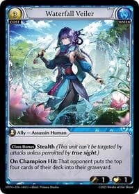 Waterfall Veiler - Abyssal Heaven - Grand Archive TCG card