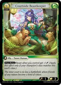 Courtside Beastkeeper - Abyssal Heaven - Grand Archive TCG card