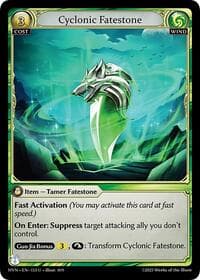 Cyclonic Fatestone // Windstalker Wolf - Abyssal Heaven - Grand Archive TCG card