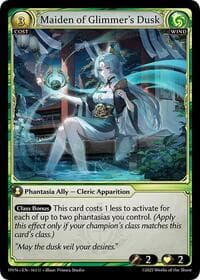 Maiden of Glimmer's Dusk - Abyssal Heaven - Grand Archive TCG card