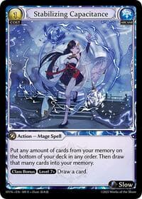 Stabilizing Capacitance - Abyssal Heaven - Grand Archive TCG card