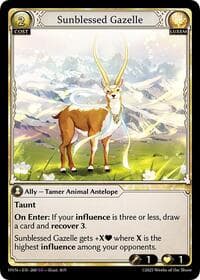 Sunblessed Gazelle - Abyssal Heaven - Grand Archive TCG card