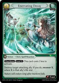 Enervating Decay - Abyssal Heaven - Grand Archive TCG card