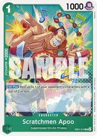 Scratchmen Apoo (Tournament Pack 2025 Vol. 2) - One Piece Promotion Cards - One Piece Card Game card