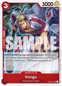 Hongo (Tournament Pack 2025 Vol. 2) - One Piece Promotion Cards - One Piece Card Game card