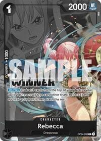 Rebecca (Winner Pack 2025 Vol. 2) - One Piece Promotion Cards - One Piece Card Game card