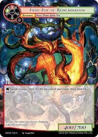 Fiery Fox of Reincarnation - Masterpiece Collection 02 "Fates Reunited!" - Force of Will card