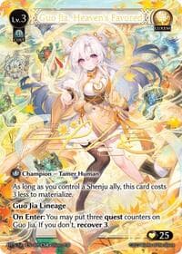 Guo Jia, Heaven's Favored (CSR) - Abyssal Heaven - Grand Archive TCG card