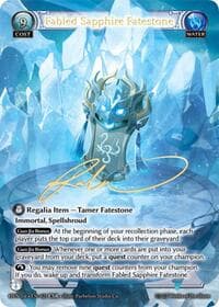 Fabled Sapphire Fatestone // Genbu, Black Tortoise (CSR) - Abyssal Heaven - Grand Archive TCG card