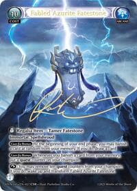 Fabled Azurite Fatestone // Seiryuu, Azure Dragon (CSR) - Abyssal Heaven - Grand Archive TCG card