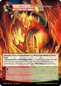 Nest of Burning Feathers - Masterpiece Collection 02 "Fates Reunited!" - Force of Will card