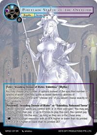 Porcelain Statue of the Overlord - Masterpiece Collection 02 "Fates Reunited!" - Force of Will card