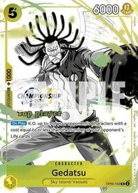 Gedatsu (Championship 2024 Top Player Pack Vol. 2) - One Piece Promotion Cards - One Piece Card Game card