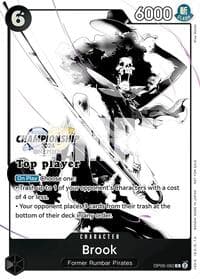 Brook (Championship 2024 Top Player Pack Vol. 2) - One Piece Promotion Cards - One Piece Card Game card