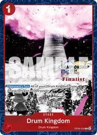 Drum Kingdom (Championship 2024 Finalist Card Set Vol. 2) - One Piece Promotion Cards - One Piece Card Game card
