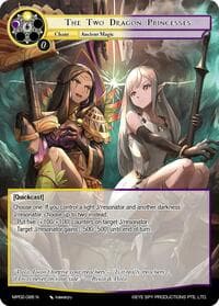 The Two Dragon Princesses - Masterpiece Collection 02 "Fates Reunited!" - Force of Will card