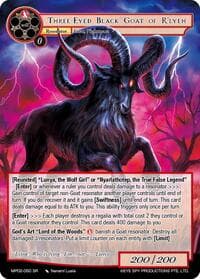 Three-Eyed Black Goat of R'lyeh - Masterpiece Collection 02 "Fates Reunited!" - Force of Will card