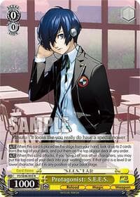 Protagonist: S.E.E.S. - Persona 3 Reload Premium Booster - Weiss Schwarz card