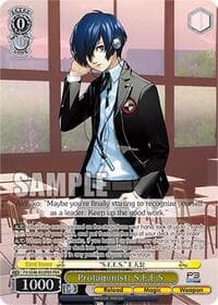 Protagonist: S.E.E.S. (PER) - Persona 3 Reload Premium Booster - Weiss Schwarz card