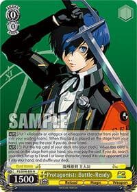 Protagonist: Battle-Ready - Persona 3 Reload Premium Booster - Weiss Schwarz card