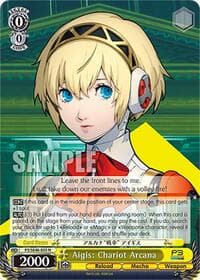 Aigis: Chariot Arcana - Persona 3 Reload Premium Booster - Weiss Schwarz card