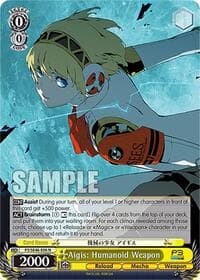 Aigis: Humanoid Weapon - Persona 3 Reload Premium Booster - Weiss Schwarz card