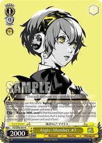 Aigis: Member #7 - Persona 3 Reload Premium Booster - Weiss Schwarz card