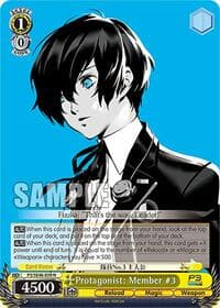 Protagonist: Member #3 - Persona 3 Reload Premium Booster - Weiss Schwarz card