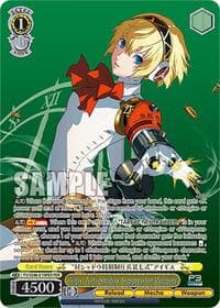 Aigis: Anti-Shadow Suppression Weapon (PER) - Persona 3 Reload Premium Booster - Weiss Schwarz card
