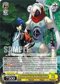 Protagonist & Orpheus: Reload - Persona 3 Reload Premium Booster - Weiss Schwarz card