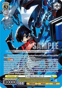 Protagonist & Thanatos: Reload (PER) - Persona 3 Reload Premium Booster - Weiss Schwarz card