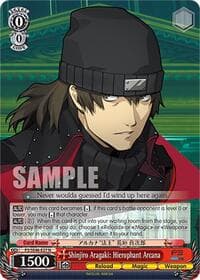 Shinjiro Aragaki: Hierophant Arcana - Persona 3 Reload Premium Booster - Weiss Schwarz card