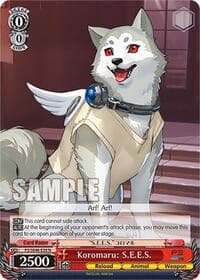 Koromaru: S.E.E.S. - Persona 3 Reload Premium Booster - Weiss Schwarz card