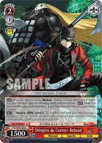 Shinjiro & Castor: Reload - Persona 3 Reload Premium Booster - Weiss Schwarz card