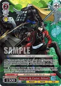 Shinjiro & Castor: Reload (PER) - Persona 3 Reload Premium Booster - Weiss Schwarz card