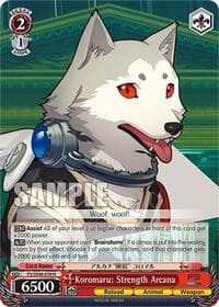 Koromaru: Strength Arcana - Persona 3 Reload Premium Booster - Weiss Schwarz card