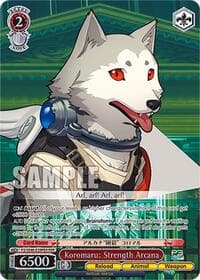 Koromaru: Strength Arcana (PER) - Persona 3 Reload Premium Booster - Weiss Schwarz card