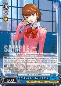 Yukari Takeba: S.E.E.S. - Persona 3 Reload Premium Booster - Weiss Schwarz card