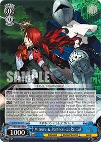 Mitsuru & Penthesilea: Reload - Persona 3 Reload Premium Booster - Weiss Schwarz card