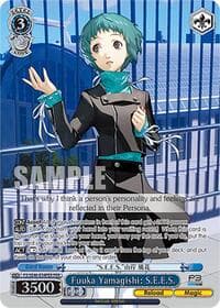 Fuuka Yamagishi: S.E.E.S. (PER) - Persona 3 Reload Premium Booster - Weiss Schwarz card