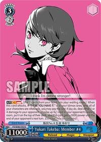 Yukari Takeba: Member #4 - Persona 3 Reload Premium Booster - Weiss Schwarz card